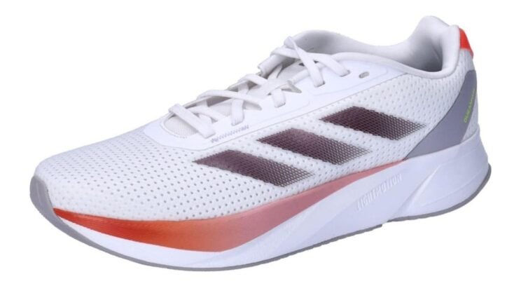 adidas Duramo Sl Shoes, Zapatillas Hombre, Ftwr White Aurora Met Solar Red