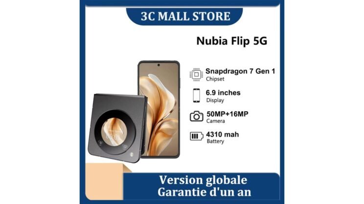 Nubia teléfono móvil abatible de 6,9 pulgadas chollo
