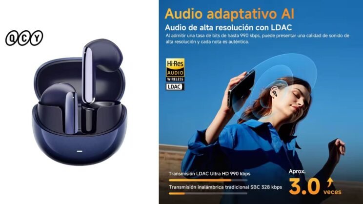 QCY AilyBuds Pro+ auriculares baratos
