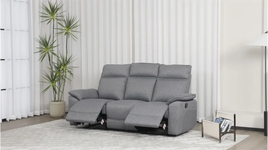 Sofá Aloise 3 plazas relax manual chollo