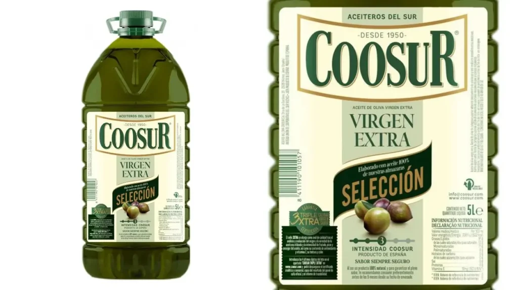 Oferta aceite de oliva virgen extra Coosur