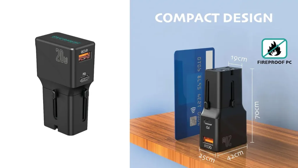 OVERMUST Cargador Universal de 20W barato en Amazon