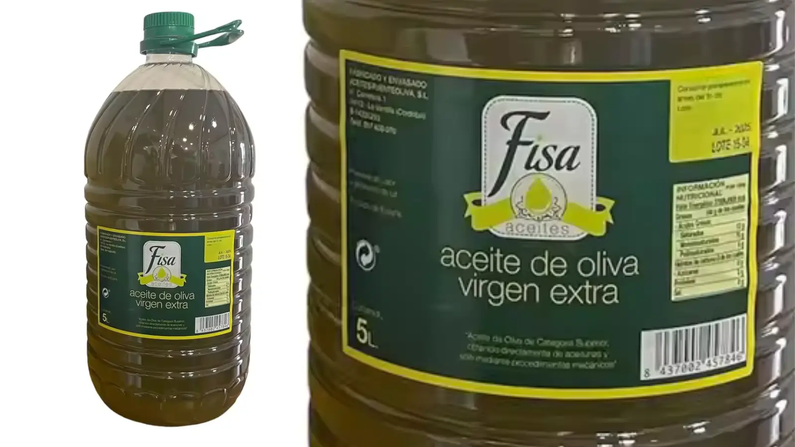 Aceite de Oliva Virgen Extra Fisa