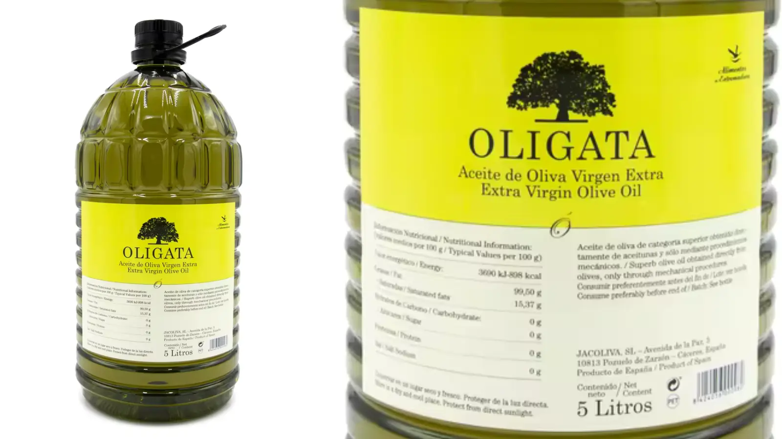Aceite de Oliva Virgen Extra Oligata