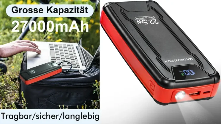 Power Bank de 27.000 mAh