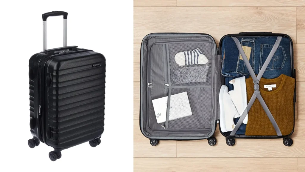 Oferta Amazon Basics Maleta de Cabina Rígida Expandible