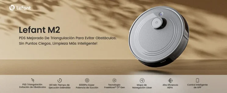 LEFANT M2 Robot Aspirador