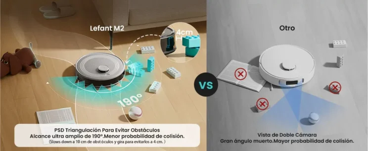 LEFANT M2 Robot Aspirador