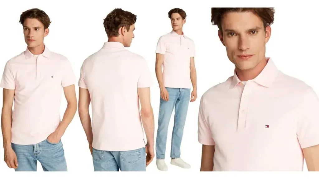 Tommy Hilfiger Polo de Manga Corta Hombre 1985 Slim Fit