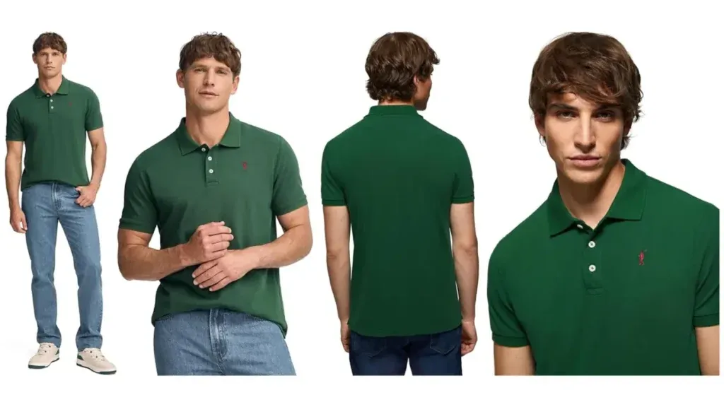 Polo Club Polo Manga Corta 100% Algodón para Hombre