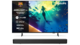 ¡Mejor Oferta! TV 65″ Philips Ambilight + barra TAB4000 por solo 415,99 € en PcComponentes